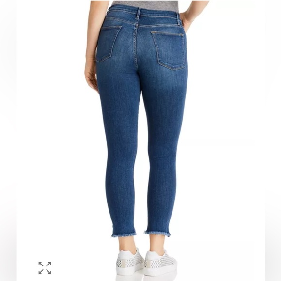 NWT - FRAME Le High Skinny Triangle Hem Jeans size 25 - Picture 3 of 12
